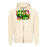 Sandshell loads of luck Zipper Hoodie - FaDigitalArtStudio