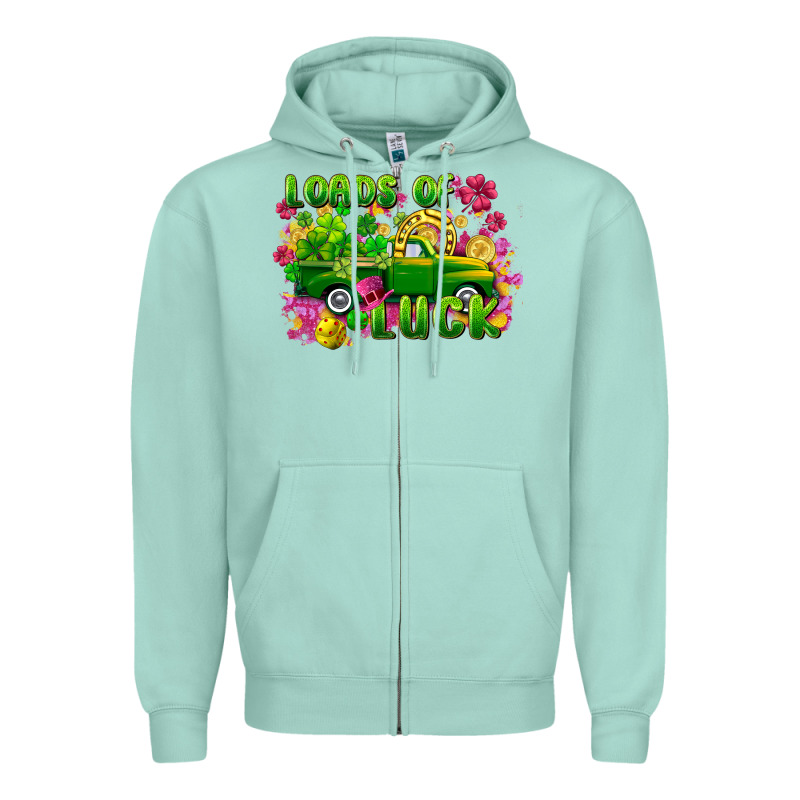 Loads Of Luck Zipper Hoodie by FaDigitalArtStudio | Teevron