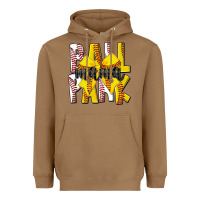 Toasted Coconut ball park mama Heavyweight Hoodie - CowhideDigitalArt