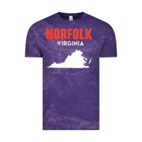 Cloud Purple norfolk virginia usa state america travel virginian Vintage Tee - trangStudio