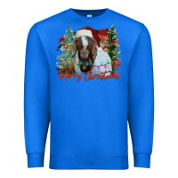 True Royal merry Christmas goat Premium Sweatshirt - CowhideDigitalArt