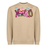 Mushroom xoxo cow valentine's day Heavyweight Sweatshirt - OliviaCreatesArt