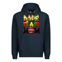 Navy dope black mom Premium Hoodie - FaDigitalArtStudio