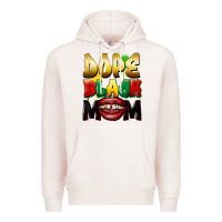 Pale Pink dope black mom Premium Hoodie - FaDigitalArtStudio