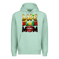 Seafoam dope black mom Premium Hoodie - FaDigitalArtStudio