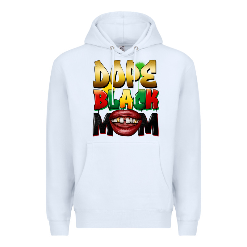 Dope Black Mom Premium Hoodie by FaDigitalArtStudio | Teevron