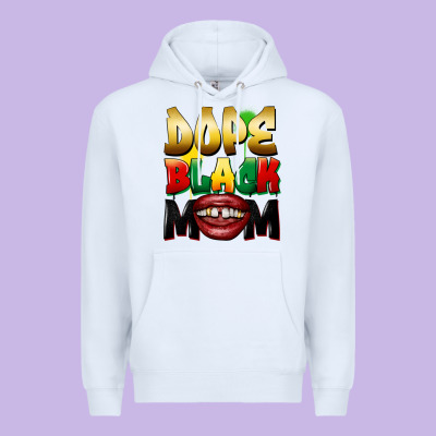 Dope Black Mom Premium Hoodie Designed By Fadigitalartstudio