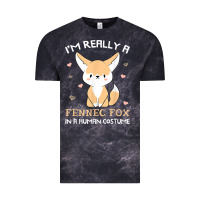 Cloud Black i'm really a fennec fox in a human costume funny gift t shirt Vintage Tee - trangStudio