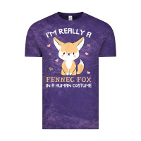 I'm Really A Fennec Fox In A Human Costume Funny Gift T Shirt Vintage Tee | Teevron