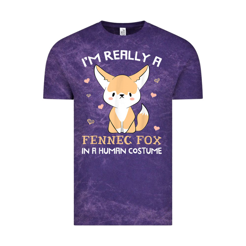 I'm Really A Fennec Fox In A Human Costume Funny Gift T Shirt Vintage Tee by trangStudio | Teevron