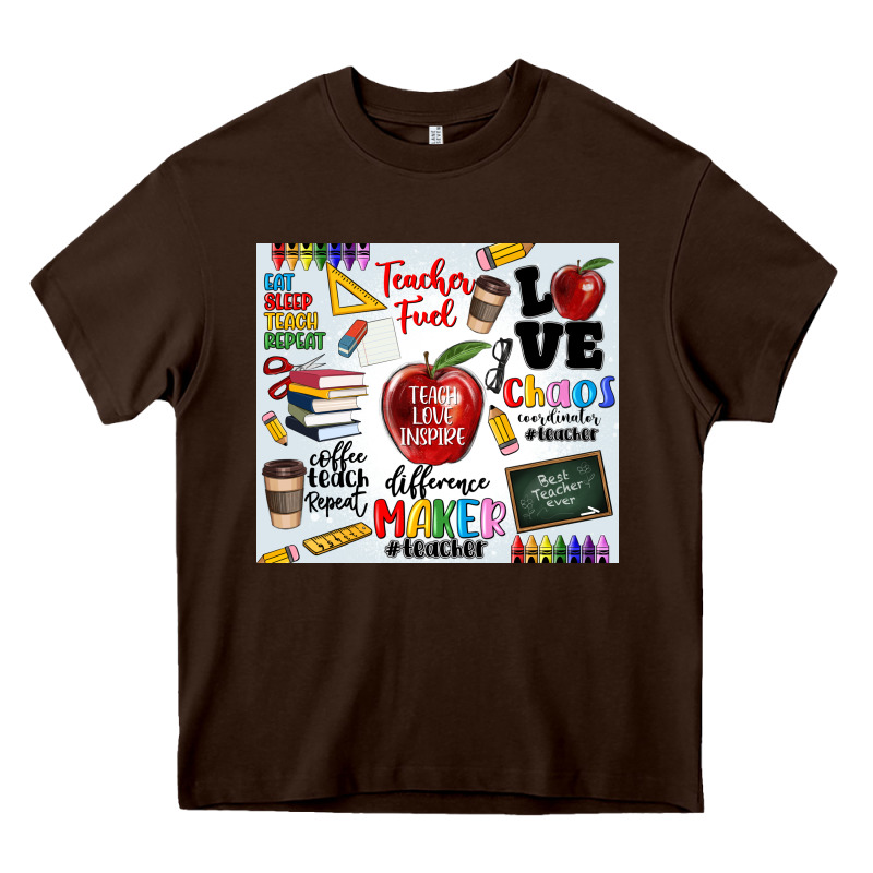 Teacher Heavy Core Tee by MaliasSmallBusiness | Teevron