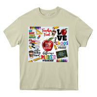 Mossy teacher Heavy Core Tee - MaliasSmallBusiness