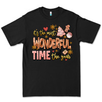 Black its the most wonderful time of the year Premium Tee - MaliasSmallBusiness