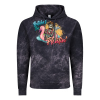 Cloud Black Bitches be floatin' skeleton summer Vintage Hoodie - NancyCooperArtShop