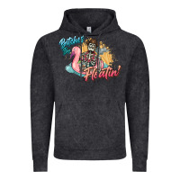 Vintage Black Bitches be floatin' skeleton summer Vintage Hoodie - NancyCooperArtShop