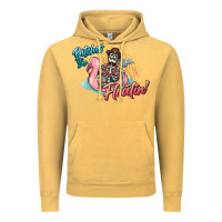 Vintage Mustard Bitches be floatin' skeleton summer Vintage Hoodie - NancyCooperArtShop