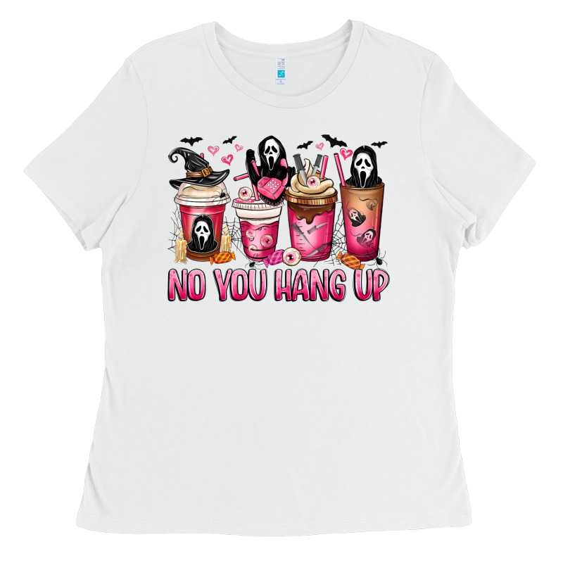 No You Hang Up Coffee Cups Ladies Tee by MaliasSmallBusiness | Teevron