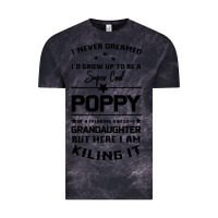 Cloud Black Super Cool Poppy Of A Freaking Awesome Granddaugh Vintage Tee - Bettercallsaul