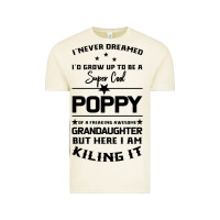 Vintage Arctic Super Cool Poppy Of A Freaking Awesome Granddaugh Vintage Tee - Bettercallsaul