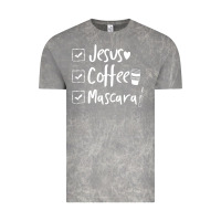 Cloud Rock Checklist Jesus Coffee Mascara Vintage Tee - trangStudio