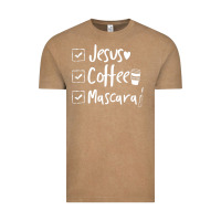 Vintage Coffee Checklist Jesus Coffee Mascara Vintage Tee - trangStudio