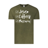 Checklist Jesus Coffee Mascara Vintage Tee | Teevron