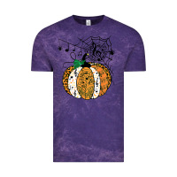 Cloud Purple halloween pumpkin music symbols music teacher halloween t shirt copy Vintage Tee - trangStudio