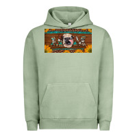 Pigment Oil Green western heifer mom with sunflowers and turquoise license plate Urban Hoodie - Artiststas