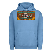 Pigment Pebble Blue western heifer mom with sunflowers and turquoise license plate Urban Hoodie - Artiststas