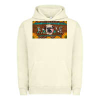Pigment Pistachio western heifer mom with sunflowers and turquoise license plate Urban Hoodie - Artiststas