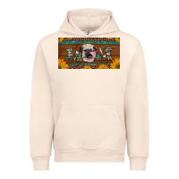 Sandshell western heifer mom with sunflowers and turquoise license plate Urban Hoodie - Artiststas