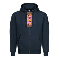 Navy american football with lightning bolt  pen wrap Zipper Hoodie - BundleAndBundleShop