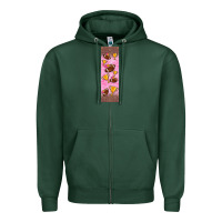 Sports Green american football with lightning bolt  pen wrap Zipper Hoodie - BundleAndBundleShop