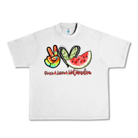 Lunar Rock Peace love watermelon Urban Heavy Tee - NancyCooperArtShop