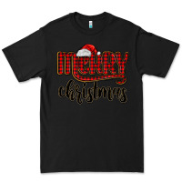 Black merry christmas Premium Tee - MaliasSmallBusiness