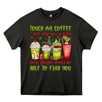 Asphalt christmas characters coffee cups Heavy Core Tee - MaliasSmallBusiness