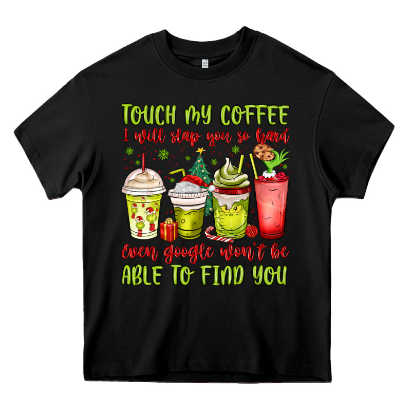 Christmas Characters Coffee Cups Heavy Core Tee by MaliasSmallBusiness | Teevron