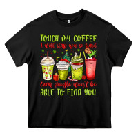 Black christmas characters coffee cups Heavy Core Tee - MaliasSmallBusiness
