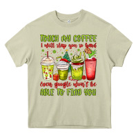 Mossy christmas characters coffee cups Heavy Core Tee - MaliasSmallBusiness
