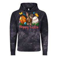 Cloud Black Happy Easter sports with butterfly Vintage Hoodie - NancyCooperArtShop