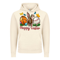 Vintage Artic Happy Easter sports with butterfly Vintage Hoodie - NancyCooperArtShop
