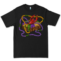 Black mardi gras craw fish king cake with leopard Premium Tee - RanaPortraitStore