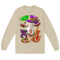 Mardi Gras Goat Long Sleeve Tee | Teevron