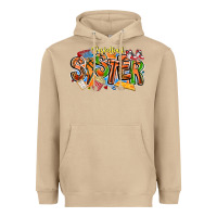 Mushroom basketball sister Heavyweight Hoodie - CowhideDigitalArt