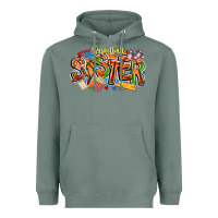 Sage basketball sister Heavyweight Hoodie - CowhideDigitalArt