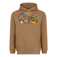 Toasted Coconut basketball sister Heavyweight Hoodie - CowhideDigitalArt