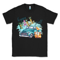 Black Happy Fall YALL Pumpkin Truck Shirt Classic Tee - Bettercallsaul