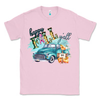 Bubblegum Pink Happy Fall YALL Pumpkin Truck Shirt Classic Tee - Bettercallsaul