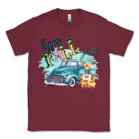 Burgundy Happy Fall YALL Pumpkin Truck Shirt Classic Tee - Bettercallsaul