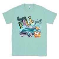 Seafoam Happy Fall YALL Pumpkin Truck Shirt Classic Tee - Bettercallsaul